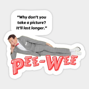 Pee Wee Herman Malice Sticker